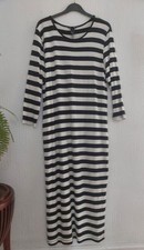 H&M Black and Cream  Striped