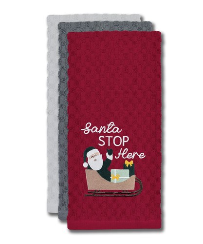 Christmas kitchen tea towels - kitchen,