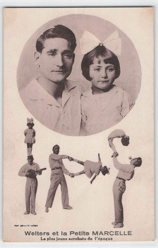 C1905 postcard french circus - c1905, postcard,