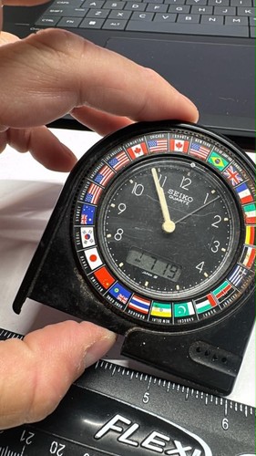 Seiko quartz world timer - seiko,