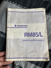 2003 suzuki RM 85 owners manual 