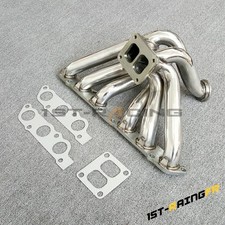 T4 Flange MVR44 Exhaust Manifold For Toyota Supra Lexus SC GS IS300 3.0L 2JZ-GE