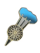 Darts enamel lapel pin badge - enamel,