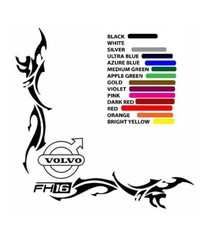 Volvo truck window stickers x