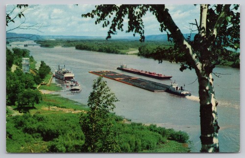 Barges mighty mississippi - barges,