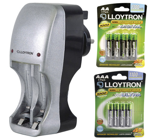 Battery charger with - battery, aa