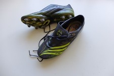 Vintage Adidas F50.7 TUNIT Men's Football 2006 Boots grey yellow Soccer UK 8 FG