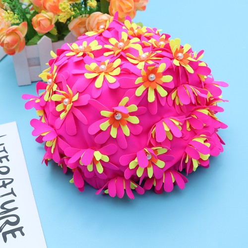 Women swimming cap pink - cap, floral
