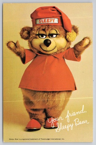 Vintage sleepy bear travelodge - vintage,