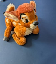 Walt Disney World Disneyland Parks Bambi Deer Plush Stuffed Animal Vintage Toy