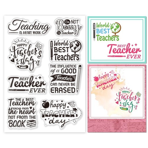 Clear stamp teacher - clear,