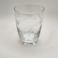 Vintage Thomas Webb Continental Lead Crystal Cut Glass Whisky Tumbler 3.75" Rare