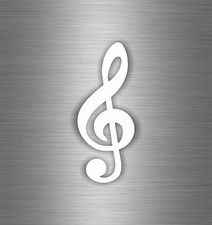 Sticker decal wall car moto funny surf music clef note symbol r2 guitar