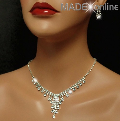 Set silver necklace and - set,