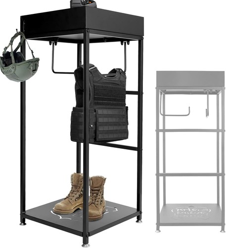 Police gear rack - police,