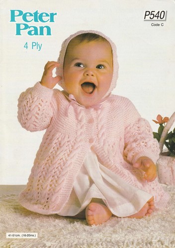 Baby matinee coat and bonnet - baby's,