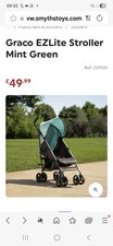 Graco EZLite Lightweight Stroller GREEN/PINK Compact Travel System Foldable NEW