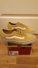 vans mens ward suede gold