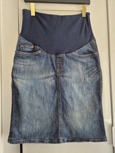 Mama denim skirt size m - m,