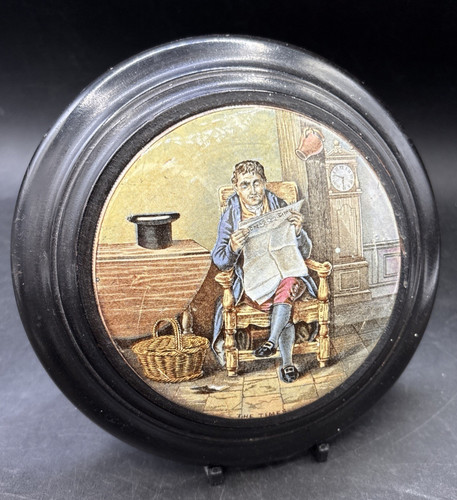 Prattware pot lid the - lid, c