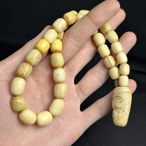 Old antique rosary beads - antique,