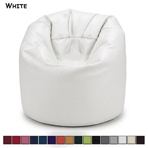 Kids faux leather bean bag - faux,