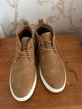 Matalan Men’s New Tan Faux Suede Desert Ankle Lace Up Boots UK Size 8/42