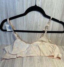 Antique 1920s FRENCH Bra Peach