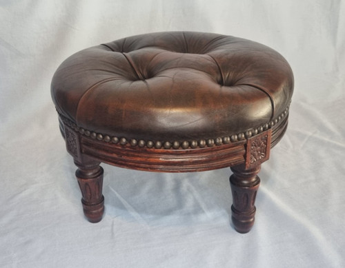 Vintage small brown leather - vintage,