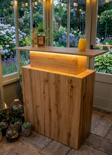 Led home bar counter - home,