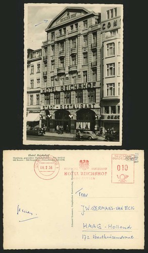 German postcard 1956 meter - german,
