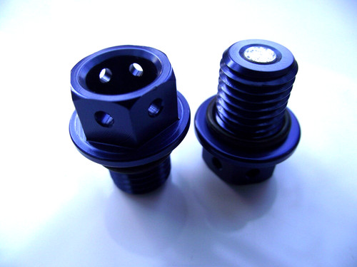 Magnetic cnc blue sump - sump, plug