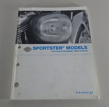 Parts Catalog Harley Davidson Sportster Models 2004 from 09/2003