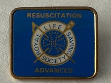 Royal Life Saving Society, Resuscitation Advanced  Pin badge, Collectable Badge.