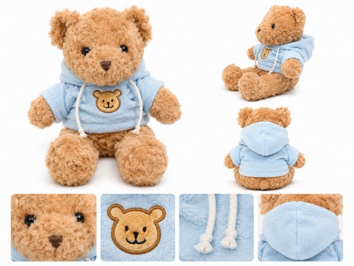 Cute teddy bear with blue - bear,
