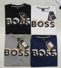 BOSS Men’s Logo T-Shirt – Premium Cotton Tee – Multiple Colours – Casual Designe