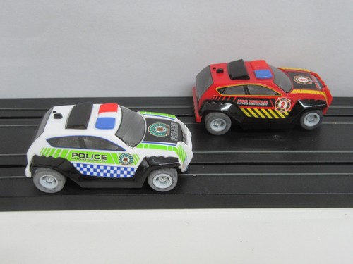 Micro scalextric 2x rescue - scalextric,
