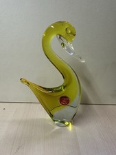 Murano Style Art Glass Swan