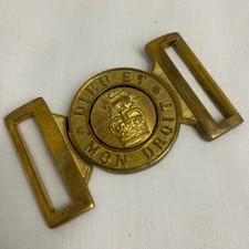 DIEU ET MON DROIT BRASS BELT