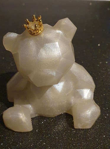 Handmade resin bear with - bear,