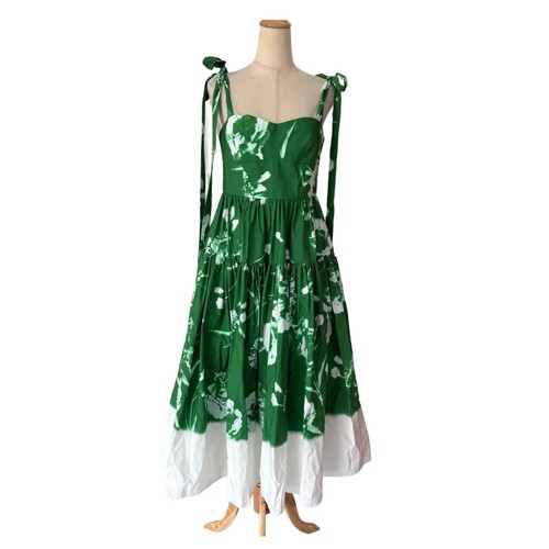 Erdem green white tiered - white,