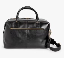 John Lewis Made in Italy Leather Holdall Bag (Dirty/Scuffed/No Zip Pullers) B+