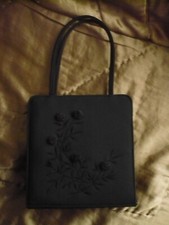 DEBENHAMS BLACK EVENING BAG