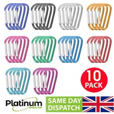 10x Heavy Duty Carabiner Clip