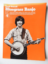 Teach Yourself Bluegrass Banjo - instructions and tunes - Tony Trischka PB 1979