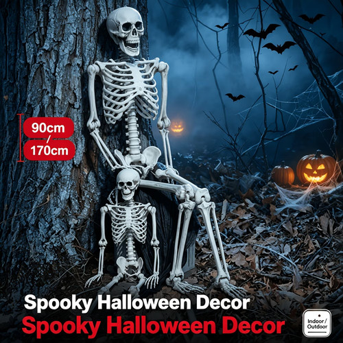 170cm halloween skeleton - 90/170cm,