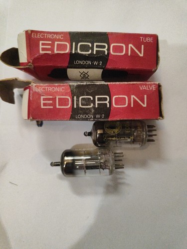 Pair vintage edicron ecc81 - pair,