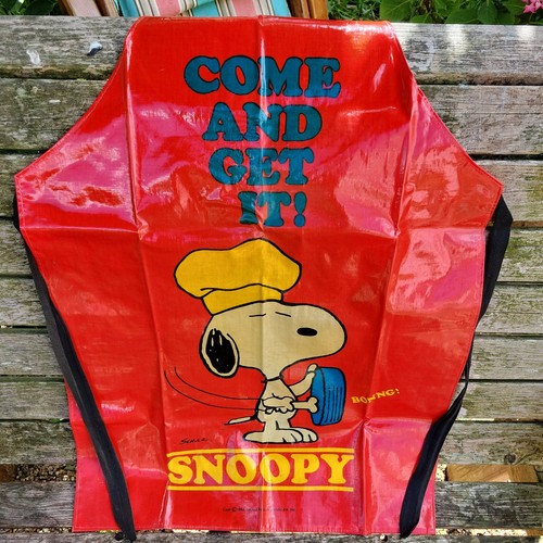 Vintage snoopy pvc - pvc, apron