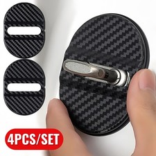 4x Carbon Look Car Door Lock
