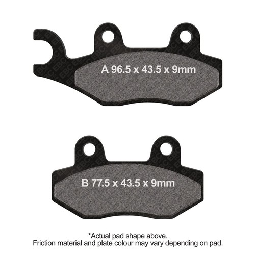 Ebc scooter series - series, pads